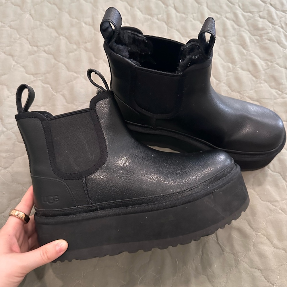 UGG Platform Chelsea Boots